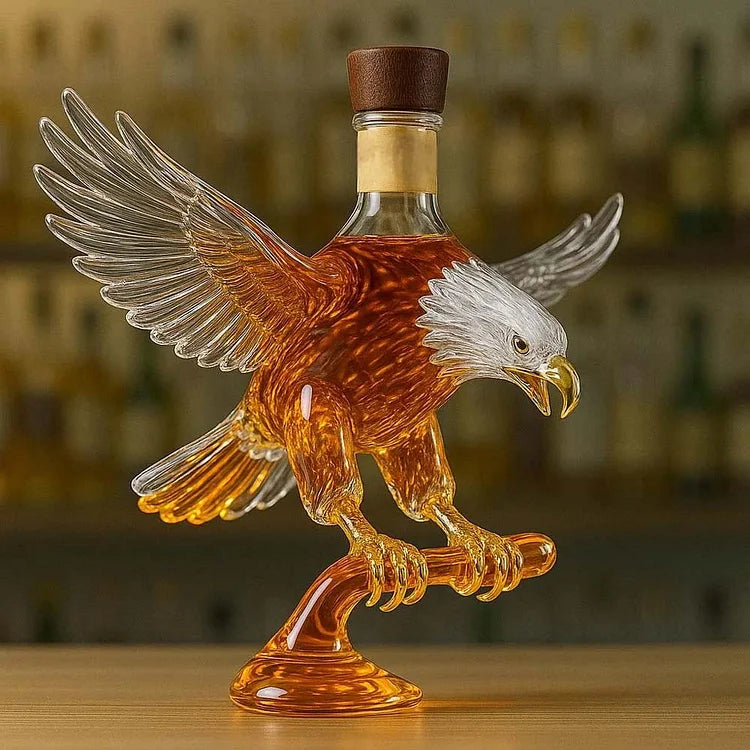 קנקן ויסקי בדמות נשר בתעופה – תמונה 4