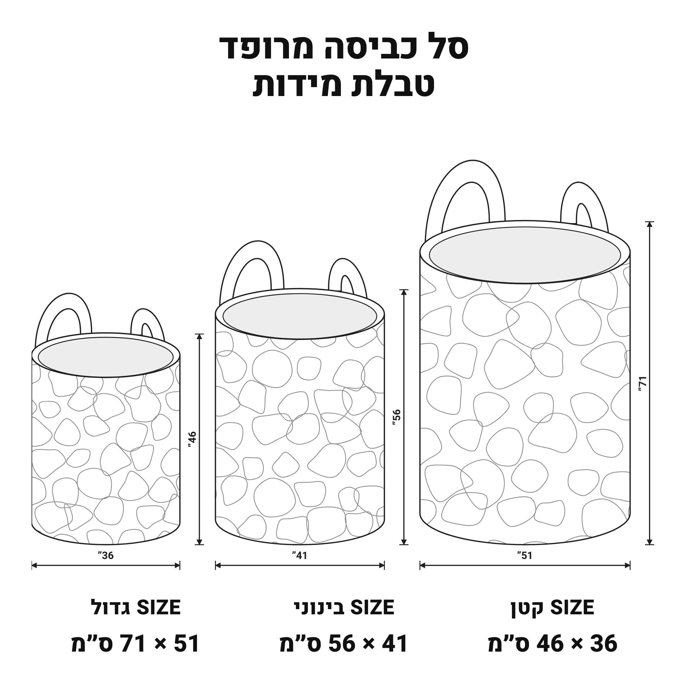 טבלת מידות